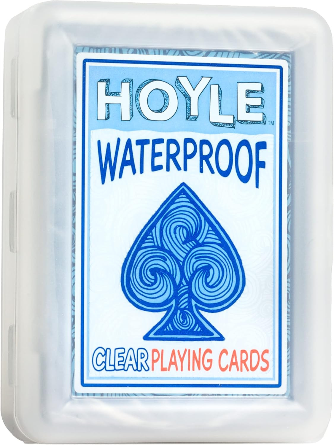 Hoyle Waterproof Playing Cards, Clear, 1 Deck | Amazon (US)