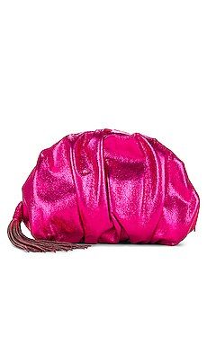 Rebecca Minkoff Ruched Clutch in Bouganville from Revolve.com | Revolve Clothing (Global)