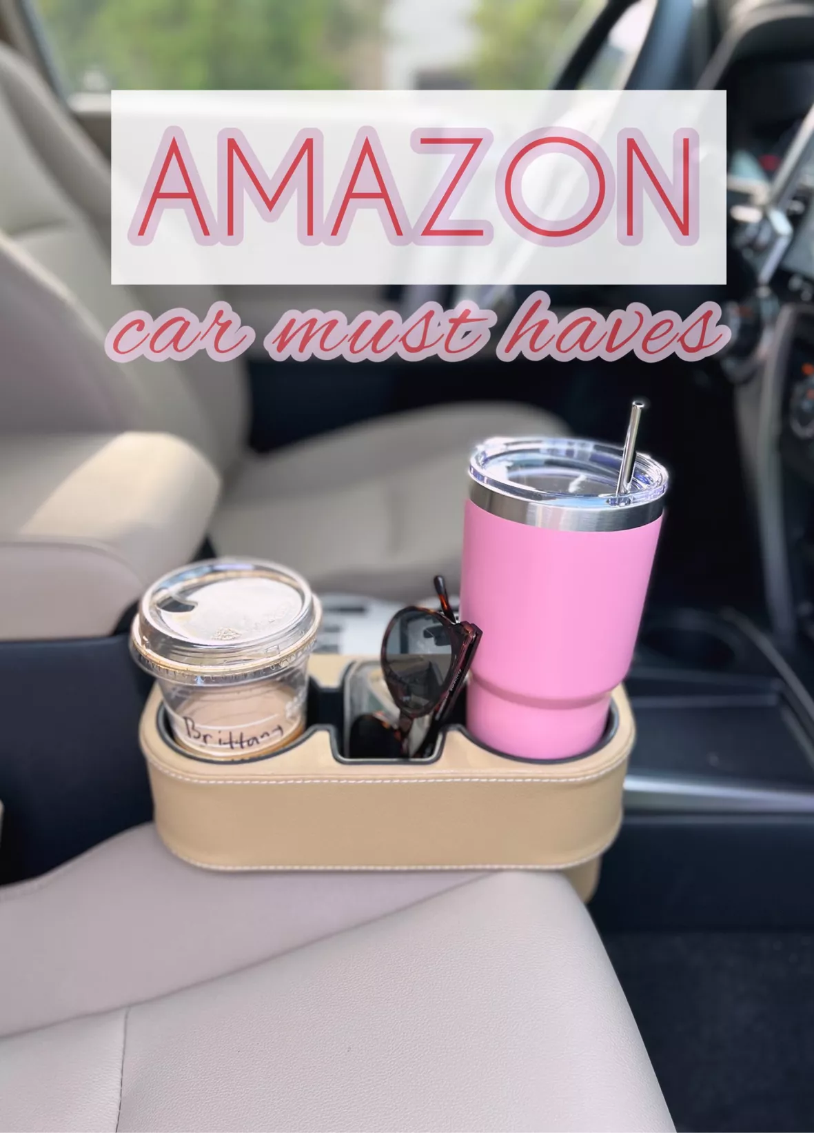 IOKSCTER Car Cup Holder Organizer … curated on LTK