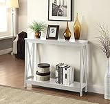 Convenience Concepts Oxford Console Table, White | Amazon (US)