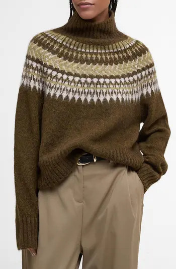 Barbour Lorrie Fair Isle Wool & Alpaca Blend Sweater | Nordstrom | Nordstrom