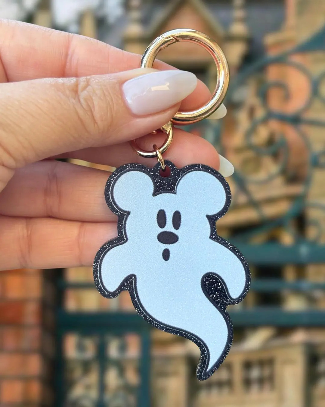 Ghost Mickey Keychain | Disney Bag Charm | Ghost Mickey Charm | Halloween Disney Keychain | Ghost... | Etsy (Global)