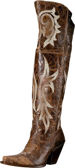 Dan Post Women's Jilted Embroidery Snip Toe Cowboy Boots Western | Amazon (US)