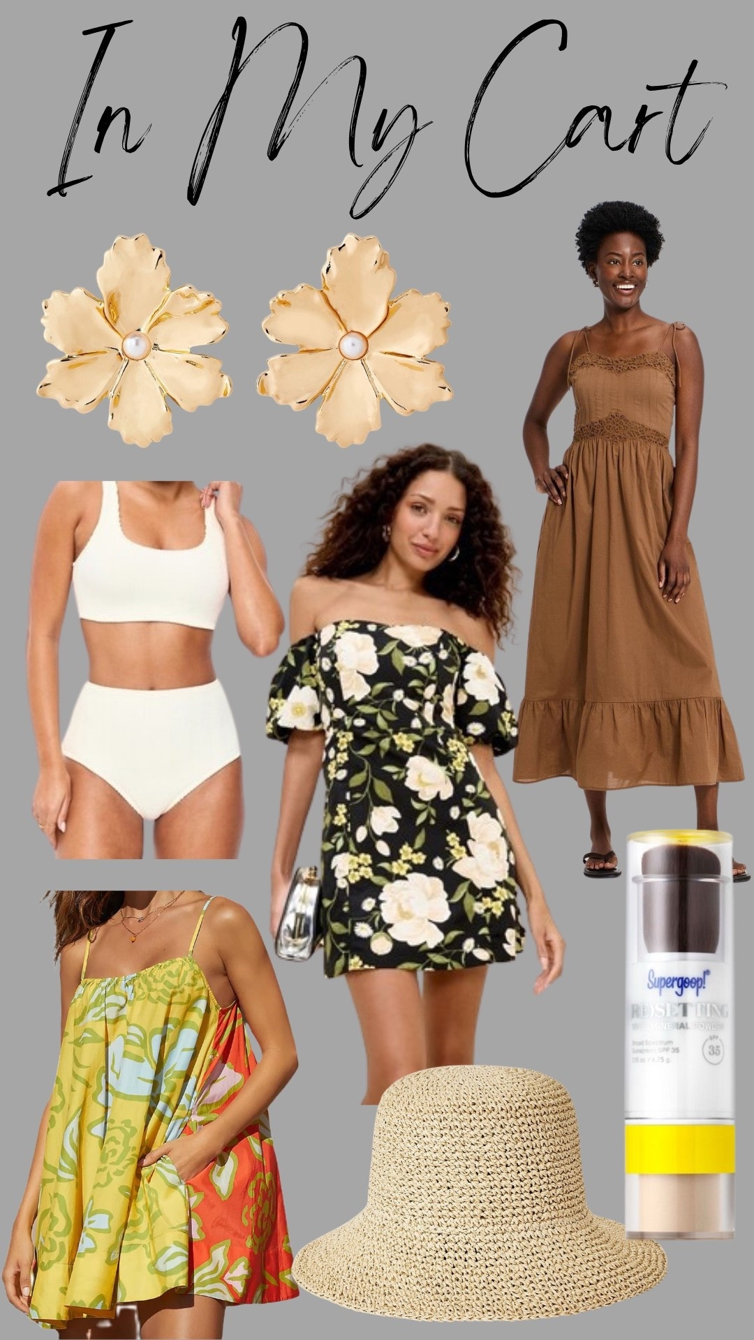 What’s in my cart
Spring break
Vacation 
Getaway
Full coverage swim
Beach

#LTKdayinmylife #LTKSaleAlert #LTKSeasonal