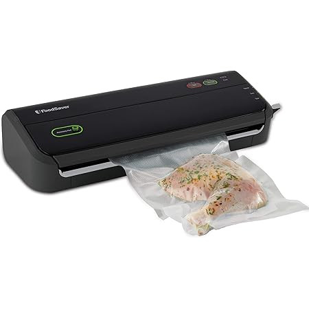 FoodSaver 31161366 Space Saving Food Vacuum Sealer, 5.7 x 12.2 x 4.3 inches, Silver & FSFSBF0526-... | Amazon (US)