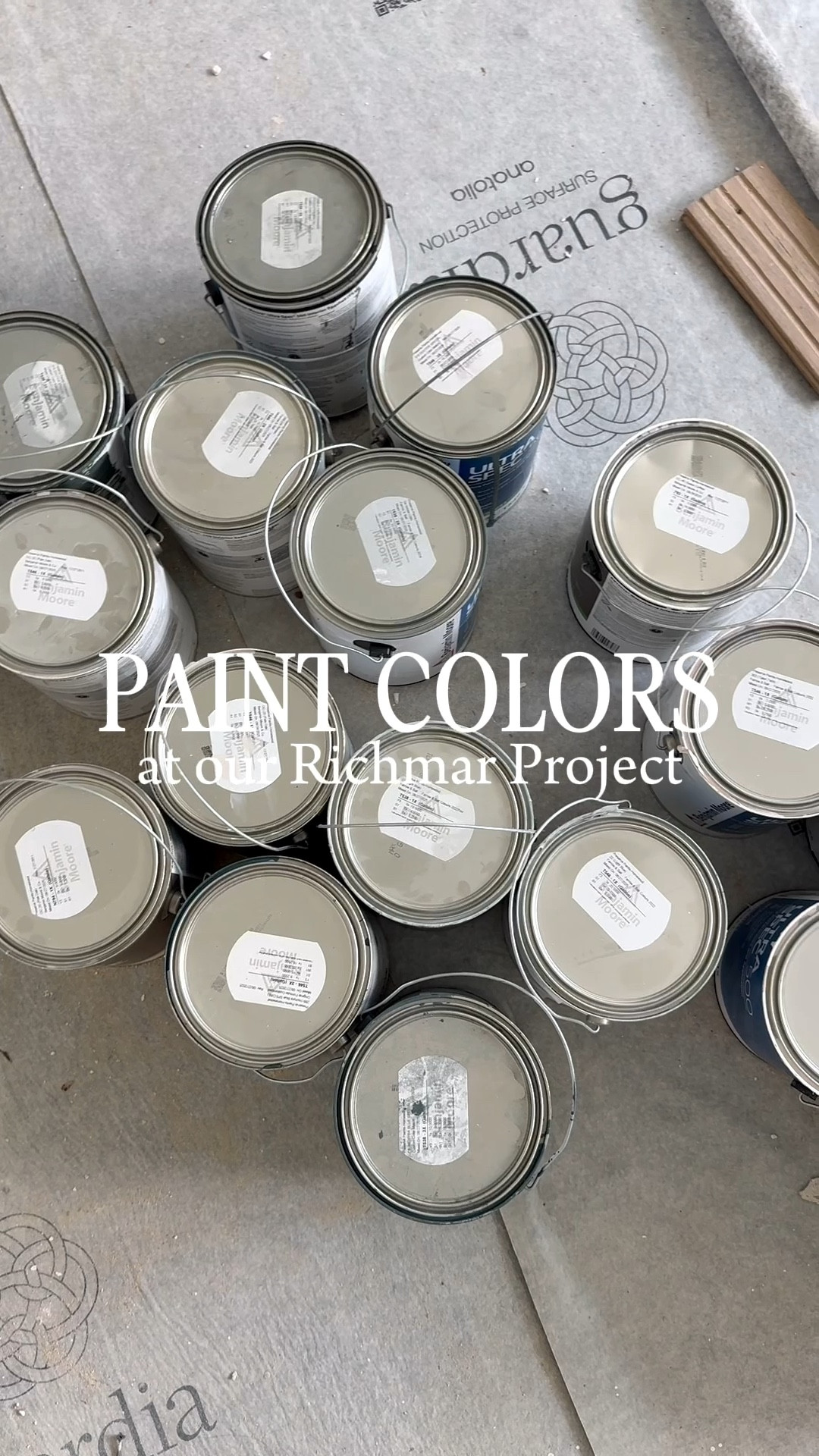 Paint colors used at our Richmar project! 

#LTKHome