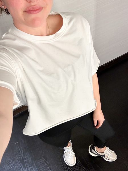 this crop-ish white tee is seriously a new fave. I'm in the small. washes like a dream!

#LTKSeasonal #LTKstyletip #LTKfindsunder50