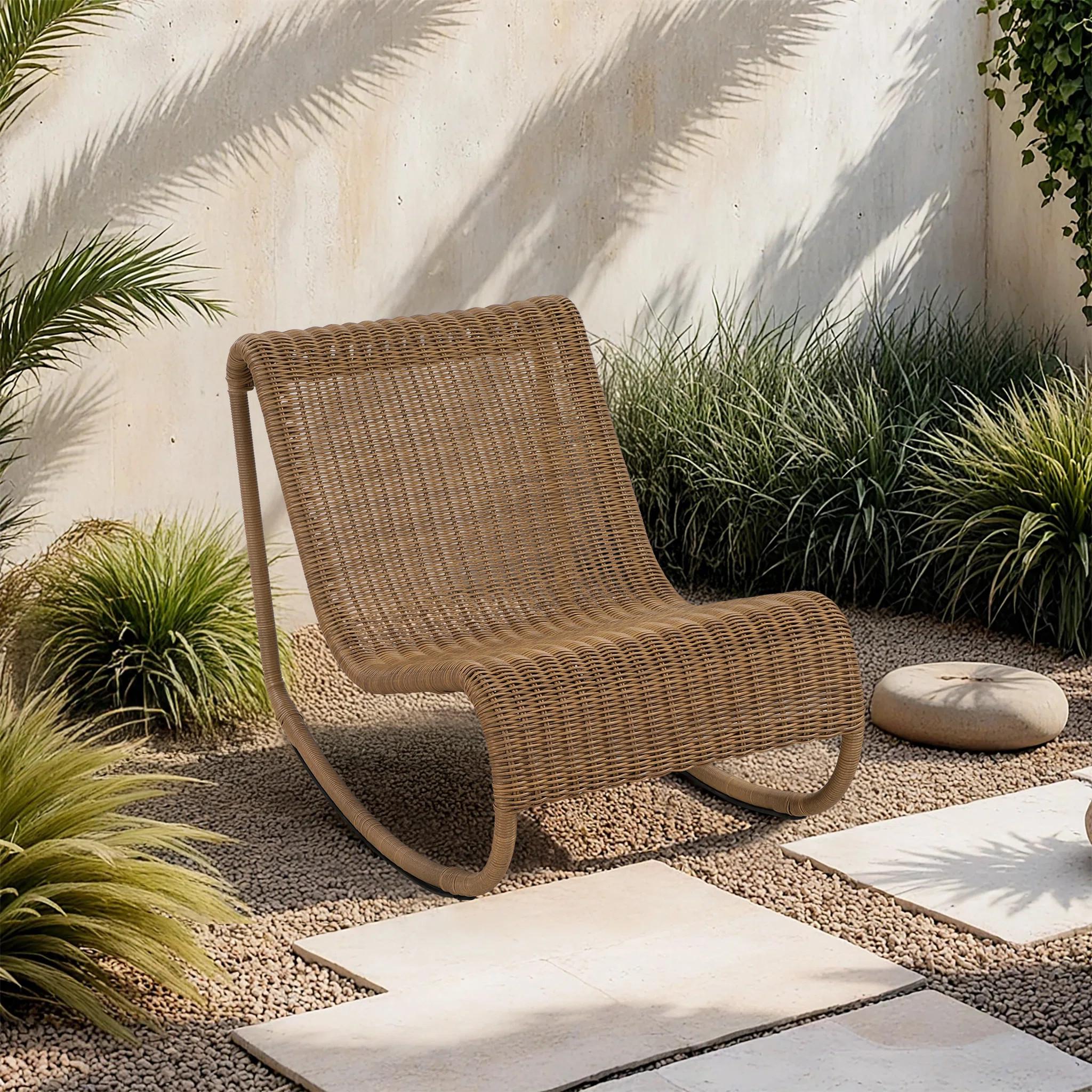 Antigua Wicker Outdoor Patio Rocker | Wayfair North America