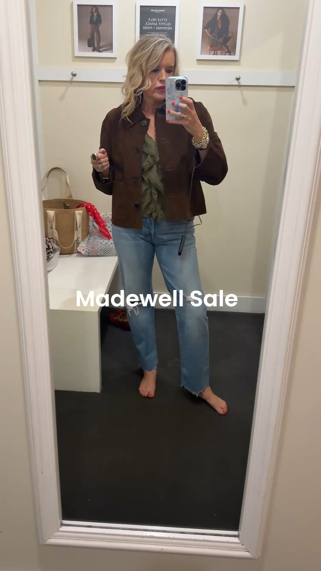 My Madewell  Fall Haul
 30% off FALL selects 

I found great staple piece I loved and I know you will too!
These are all pieces that came home with me… and I’ll be wearing on repeat!

Darling olive ruffle top tts in a small, flattering and so comfy 

This suede jacket is so good! It’s a favorite and fits tts I got a med (store only had large X-Large) 
Perfect for fall  layers 

Flattering denim jeans 
In a light wash straight leg and one knee slit , I can’t tell you how comfortable and flattering  
#LTKxMadewell 

#LTKStyleTip #LTKSaleAlert