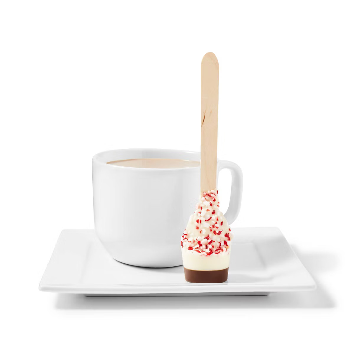 Christmas White Chocolaty Coated with Peppermint Hot Cocoa Spoon - 0.8oz - Favorite Day™ | Target