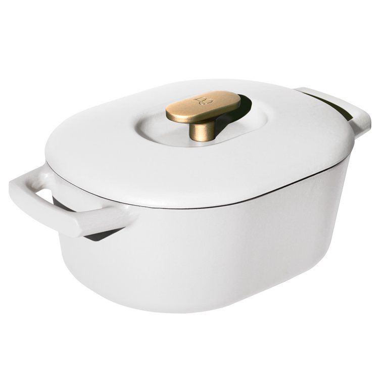 Beautiful 6QT Enamel Dutch Oven, White Icing by Drew Barrymore | Walmart (US)