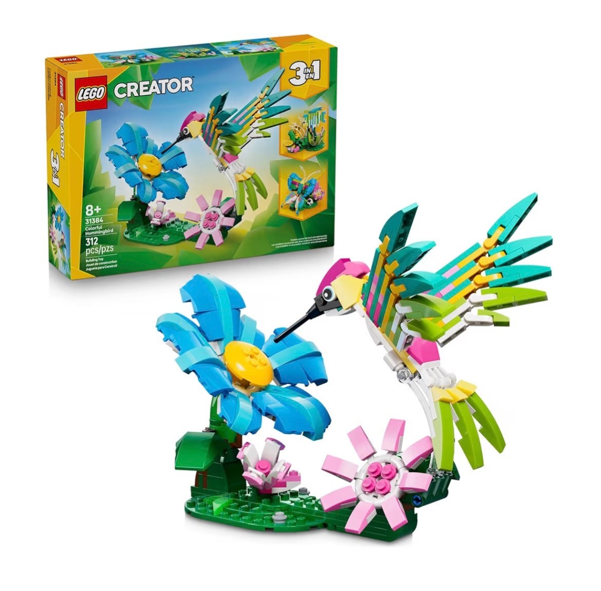 The beautiful LEGO Creator 3 in1 Wild Animals Colorful Hummingbird Building Kit is on rare flash sale today at Amazon! This 3 in 1 set can build a bird, butterfly, or tropical fish. Such a fun set that is so pretty to even display! 

#LTKHome #LTKKids #LTKSaleAlert