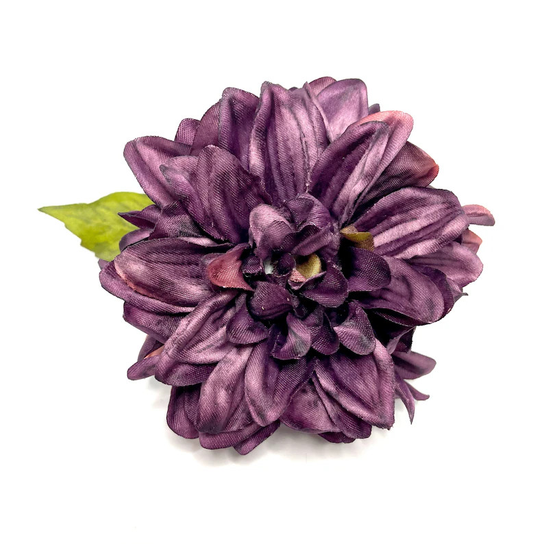 Rustic Purple Silk Dahlia - Artificial Flower - Available With or Without Stem - Etsy Canada | Etsy (US)