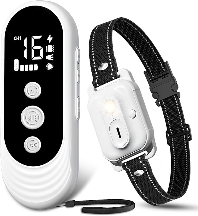 Dog Shock Collar, 3300ft Dog Training Collar with Remote, IPX7 Waterproof Rechargeable Sleek Mode... | Amazon (US)