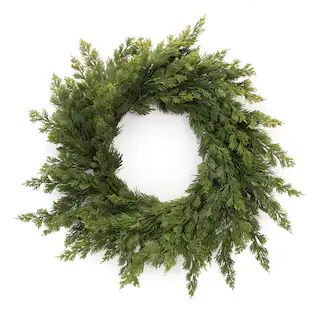 25" Variegated Pine Wreath | Michaels | Michaels Stores