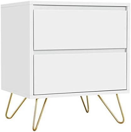 Yaheetech End Table Sofa/Chair Side Table with Storage Drawers, Sturdy Metal Legs- Small Coffee T... | Amazon (US)