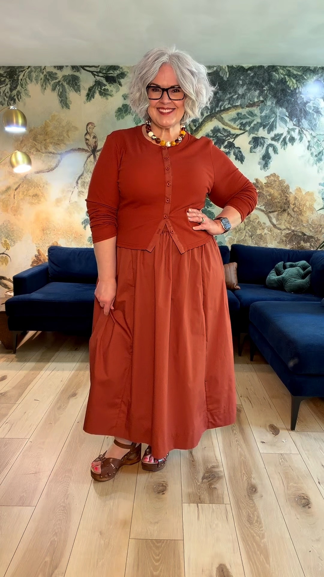 “Rust season is MY season 🍂 This two-piece set had my heart the second I saw it. Loving every inch of this look. Wearing rust red color. #over50fashion #OOTD #Over50Style #DopamineDressing #plussizefashioninspo

#LTKOver40 #LTKootd #LTKWorkwear