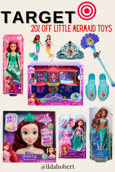 Target — 20% off little mermaid toys!

Disney, princess, kids, toddler, target, toys, playroom favorites, dolls, princess dress up

#LTKKids #LTKFindsUnder50 #LTKSaleAlert