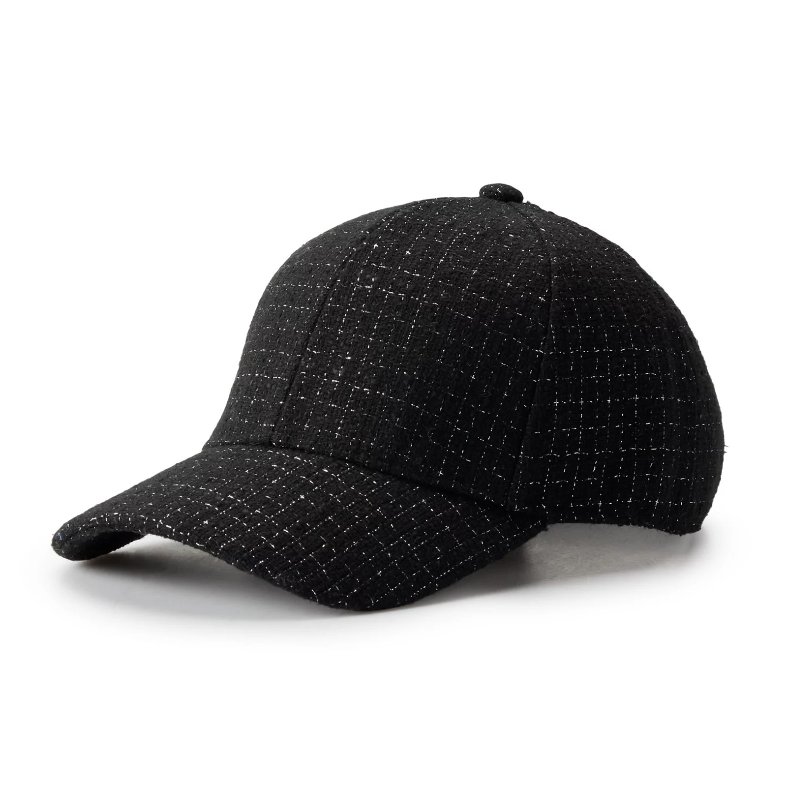 Women's Sonoma Goods For Life® Tweed Baseball Cap, Black | Kohl's