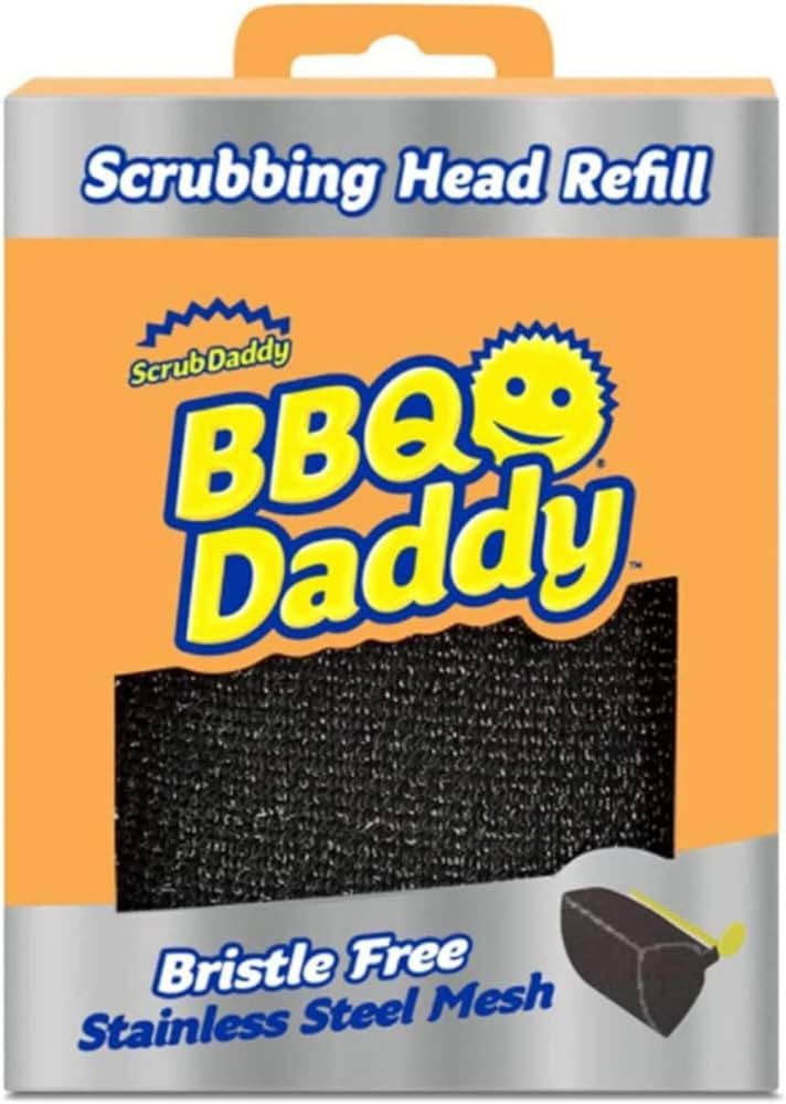Scrub Daddy BBQ Daddy Grill Brush Head Refill - Bristle Free Steam Cleaning Scrubber for BBQ Dadd... | Amazon (US)