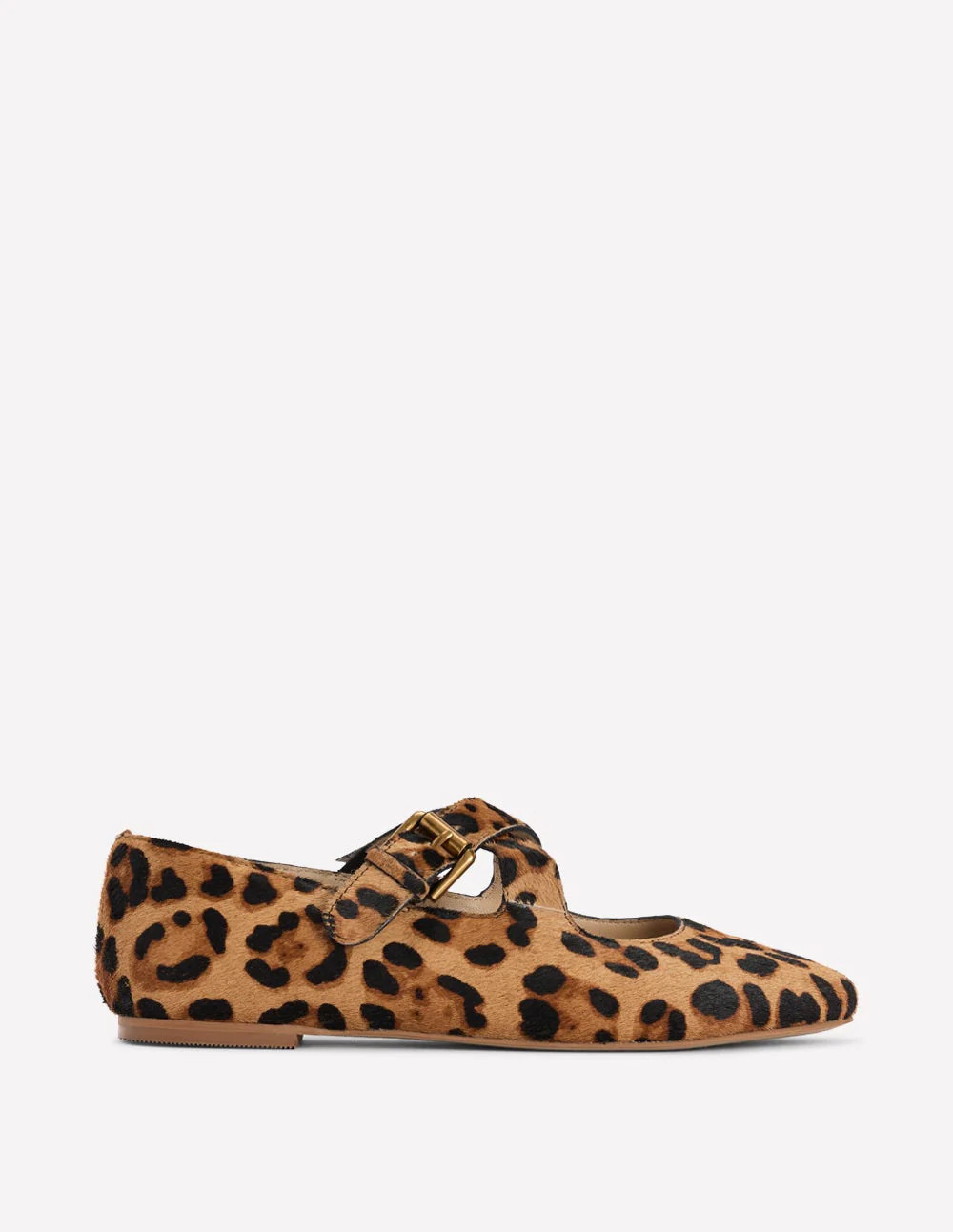 Cross Strap Mary Jane-Classic Leopard | Boden (US)