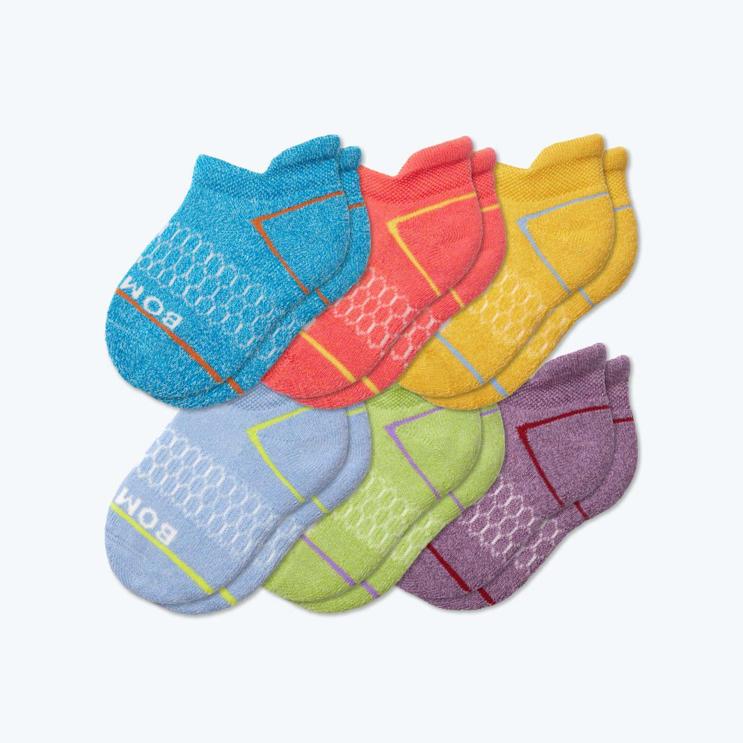 Toddler Border Stripe Ankle Sock 6-Pack | Bombas Socks