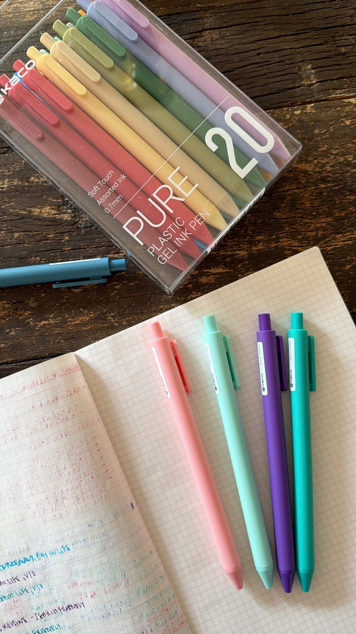 6/8/26 My Favorite Writing & Journaling Essentials

A few of my favorite writing supplies lately 🤍 including the colorful gel pens I use constantly for journaling, planning, and note-taking, along with my favorite grid notebook. Simple little things that make writing feel more enjoyable and help me actually look forward to putting pen to paper. Everything is linked here ✨