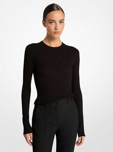 Hutton Featherweight Cashmere Sweater | Michael Kors US
