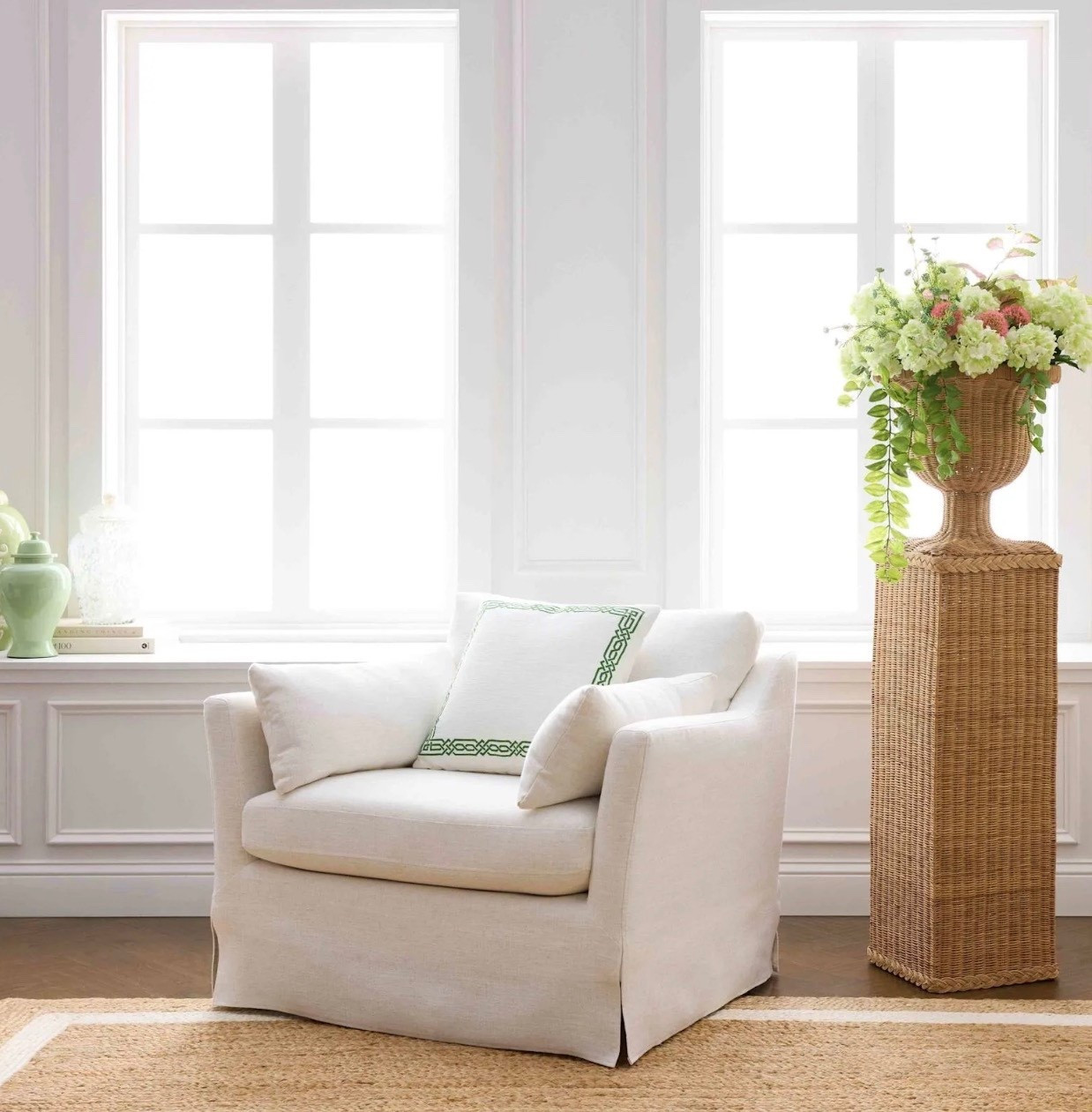 Gorgeous rattan planter and planter stand. Bonus~ not only beautiful but under $100. 

#LTKMothersDay #LTKHome #LTKmomlife
