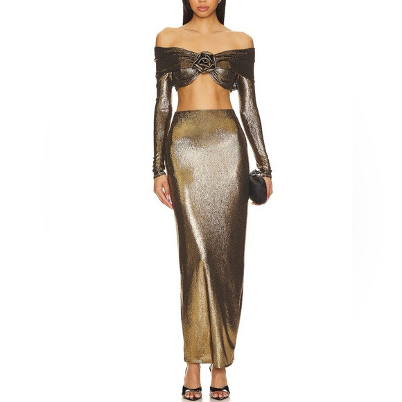 CAMILA COELHO LEANDRA TOP AND MAXI SKIRT. | Poshmark