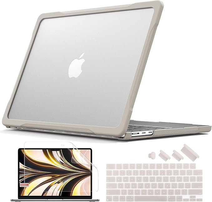 Batianda 4-in-1 Ultimate Case for New MacBook Air 13.6 inch 2026 M5 2025 M4 2024 2022 Model A3240... | Amazon (US)