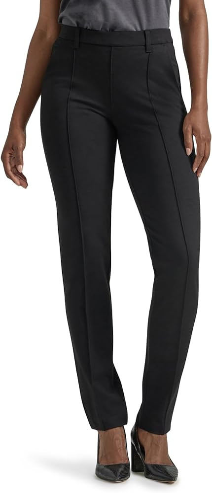 Lee Womens Ultra Lux Comfort Any Wear Straight Leg Pant | Amazon (US)