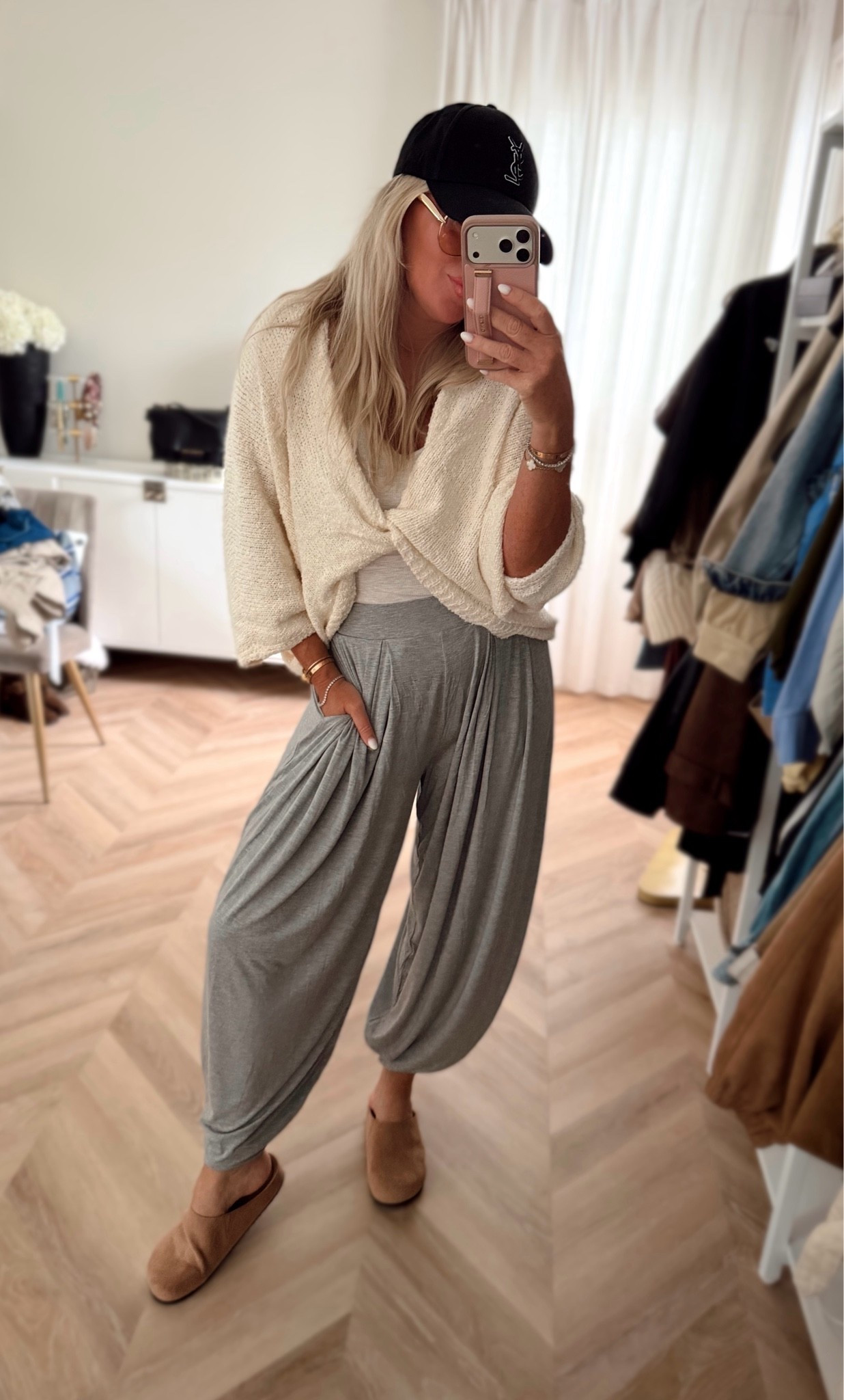 The kind of Amazon outfit I’ll be living in on repeat 🤎 Comfy, effortless + still so put together! These flowy pants paired with the cozy knit, clogs + baseball hat make the easiest casual fall look. Everything is from Amazon!

Amazon fashion, Amazon outfit, Amazon finds, Amazon fall fashion, casual fall outfit, comfy outfit ideas, women’s fall outfits, Amazon pants, wide leg pants, cozy cardigan, neutral outfit, everyday outfit, mom outfit, fall outfit ideas, casual chic outfit

#LTKootd #LTKSeasonal