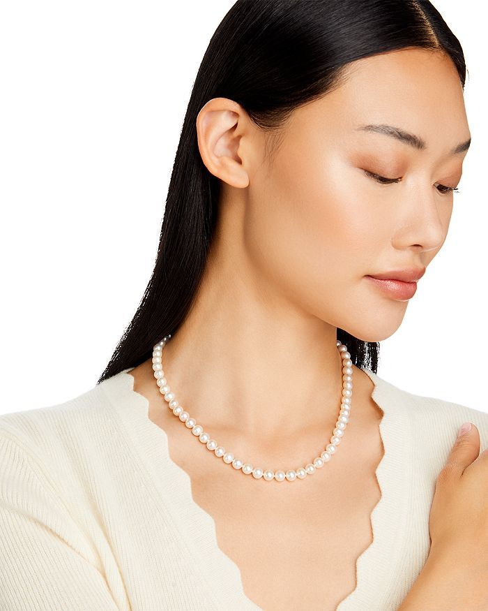 Cultured Freshwater Pearl Necklace in 14K Yellow Gold, 18" - 100% Exclusive | Bloomingdale's (US)