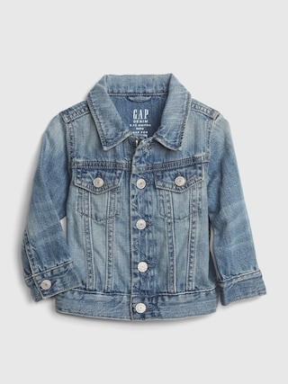Baby 100% Organic Cotton Icon Denim Jacket | Gap (US)