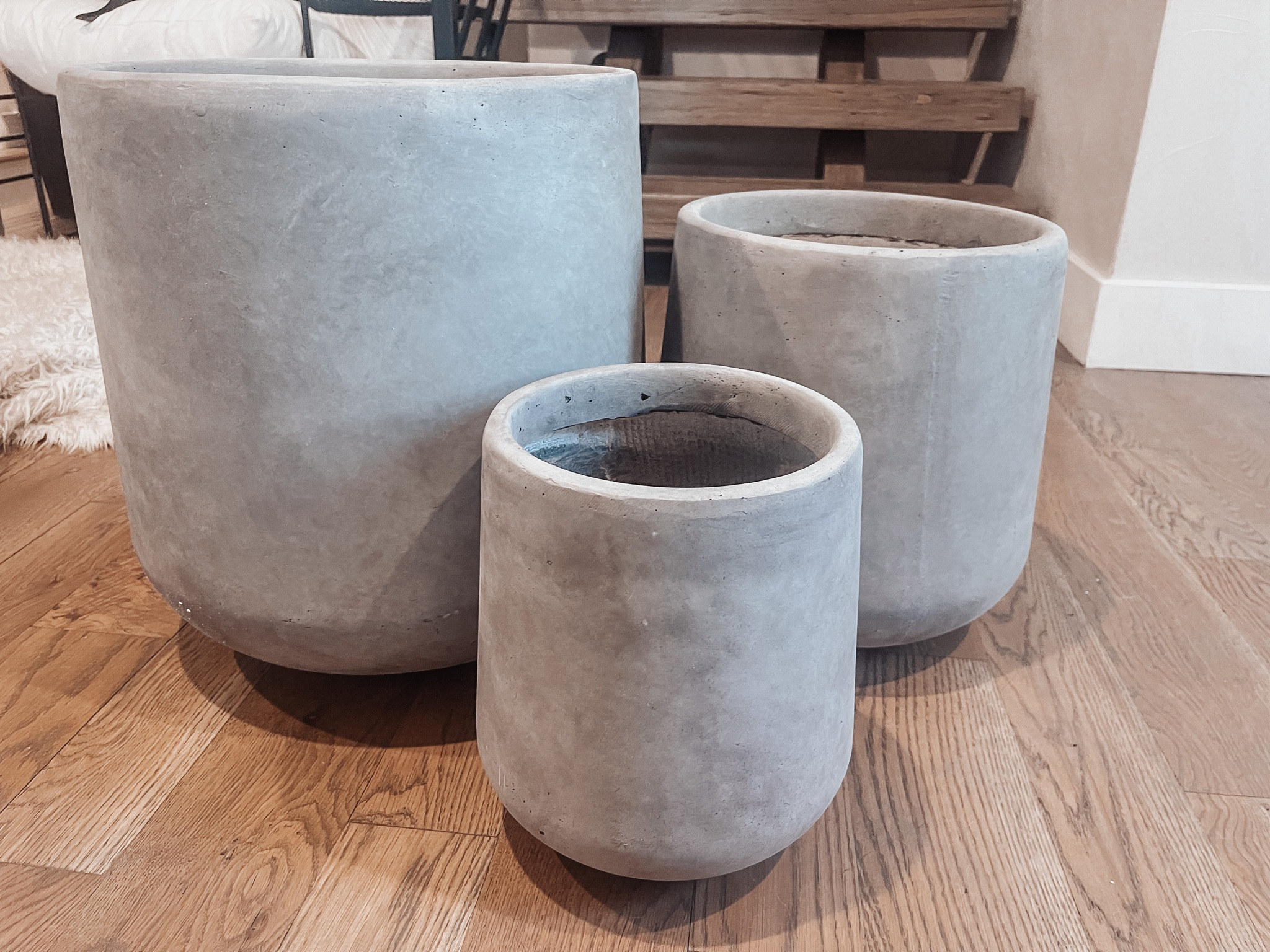Three concrete planters just over $100 @amazon

#LTKunder100 #LTKstyletip #LTKhome