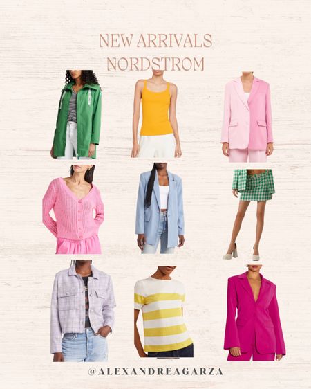 Nordstrom spring arrivals! Love all the fun colors! 


Spring, summer, fashion, Alex Garza, blazer, rain jacket, tee, colorful, new arrivals 

#LTKSeasonal #LTKFind