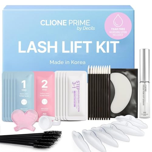 Korean Lash Lift Kit - 5 Sets At Home Eyelash Perm Kit with Upgraded Glue, Eyelash Lift, DIY Lash Perm Easy for Beginner & Professional, Semi Permanent Perming Wave Suitable For Salon & Home | Amazon (US)