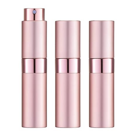 LISAPACK 8ML Atomizer Perfume Spray Bottle for Travel (3 PCS) Empty Cologne Dispenser, Portable S... | Amazon (US)