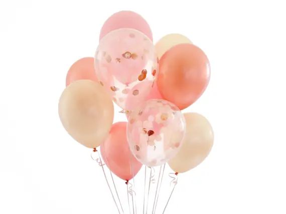 Rose Gold Balloon Bundle - Premium balloon pack of 10 latex | Etsy (US)