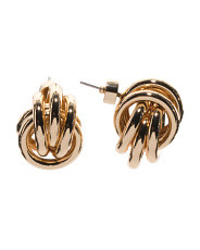 Gold Tone Knot Earrings | Jewelry | Marshalls | Marshalls