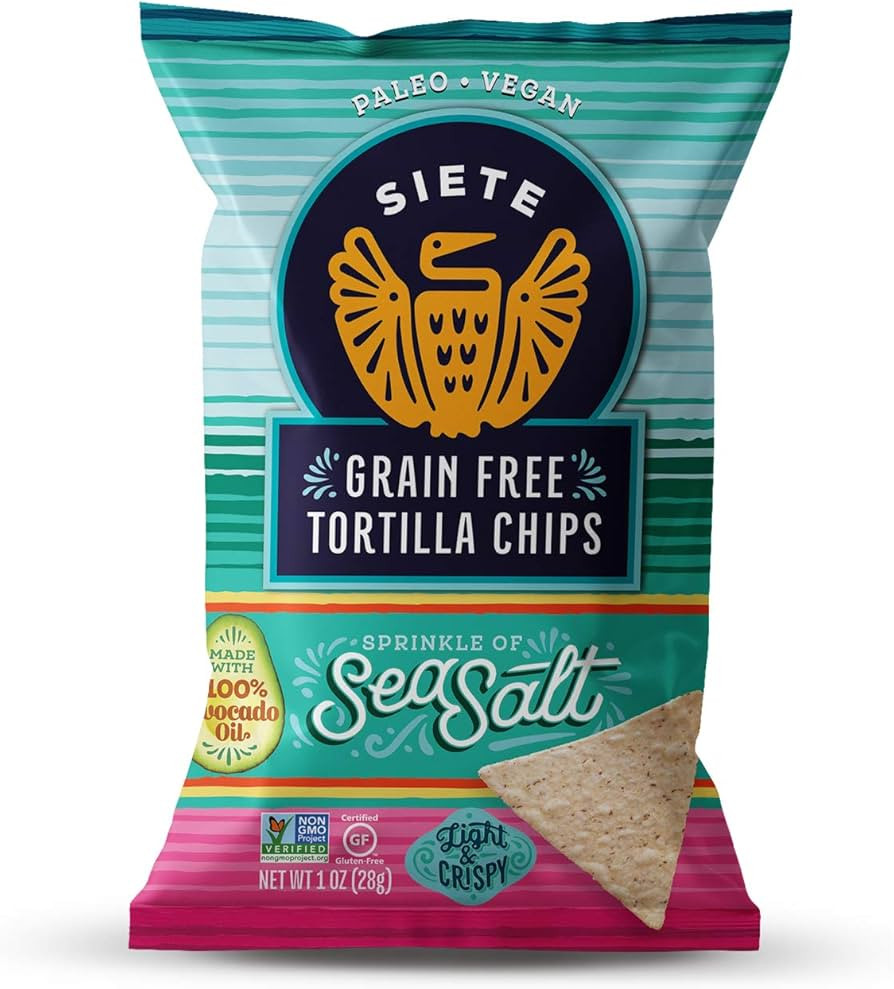 Siete Sea Salt Tortilla Chips, 1 oz | Amazon (US)