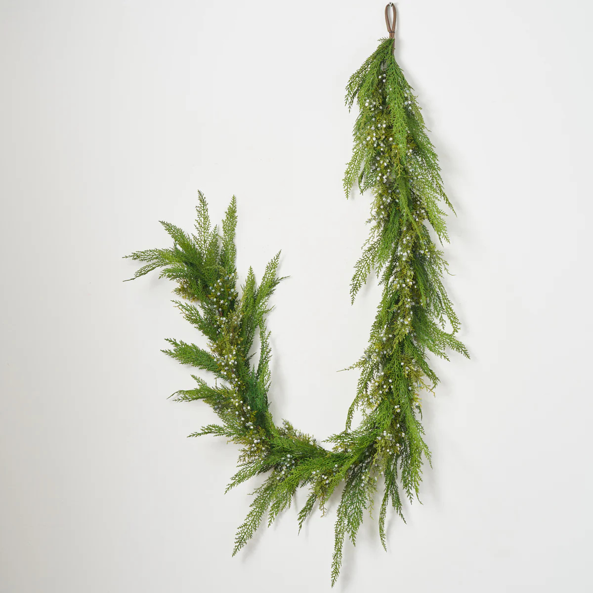 Forest Harmony - Lebanon Cedar & Juniper Berry Holiday Winter Greenery Mantle Christmas Garland | Darby Creek Trading