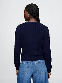 Classic Cable-Knit V-Neck Sweater | Gap (US)