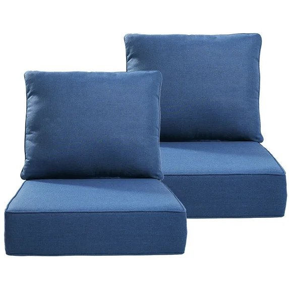 Bellefurn Luxury Outdoor Deep Seat Cushion 22 X 24 X 6 inch for Patio Furniture,Outdoor Sofa Cush... | Walmart (US)
