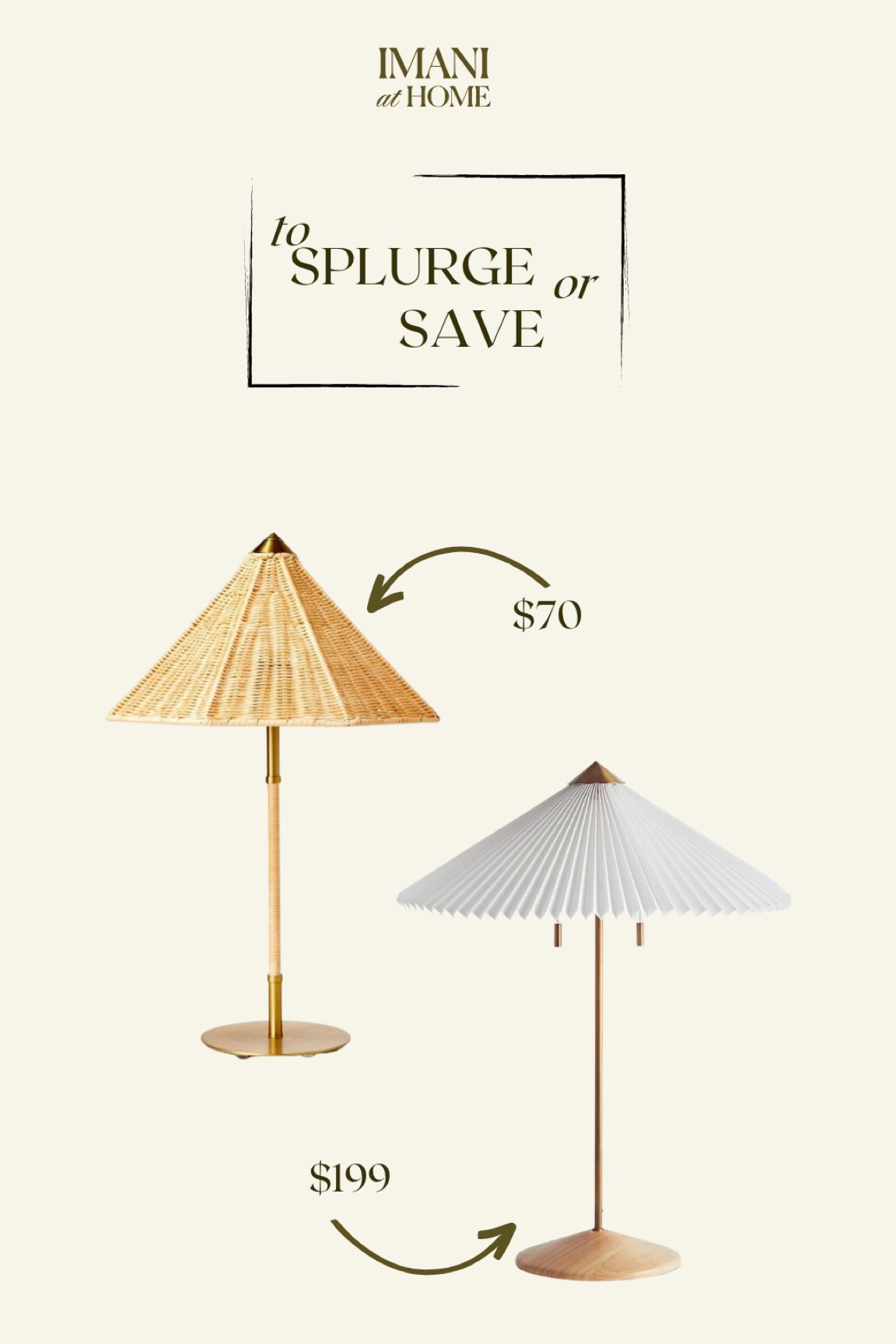 Are you splurging on light fixtures or saving a bit of money? Either way, both of these options are perfect! 

#LTKhome