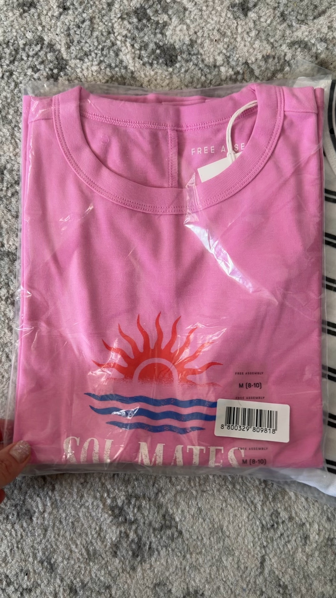 My latest Walmart order arrived! The tees are down to $6, great quality, fit is classic, I sized up one to a medium and it’s still pretty tight but that’s the style. So cute! Pants are the best ever, I stayed tts. Come in lengths. #walmartfashion