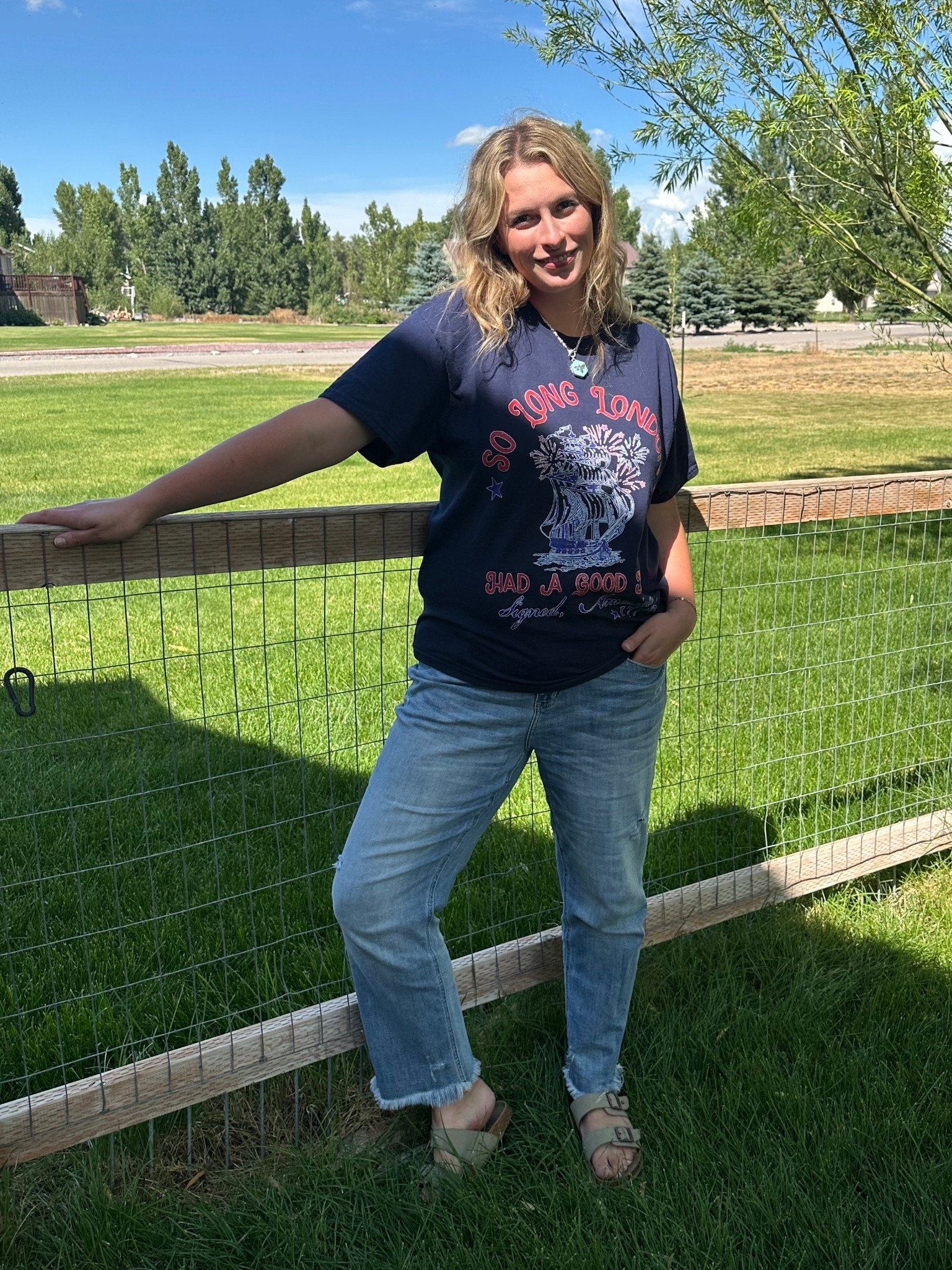 This fun So Long London shirt is 50% off today! Making it under $10. I’ll totally be wearing this all summer! 



#LTKMidsize #LTKFindsUnder50 #LTKSaleAlert
