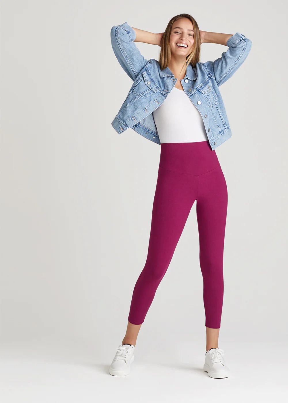 Gloria Ankle Cotton Stretch Shaping Legging | Yummie
