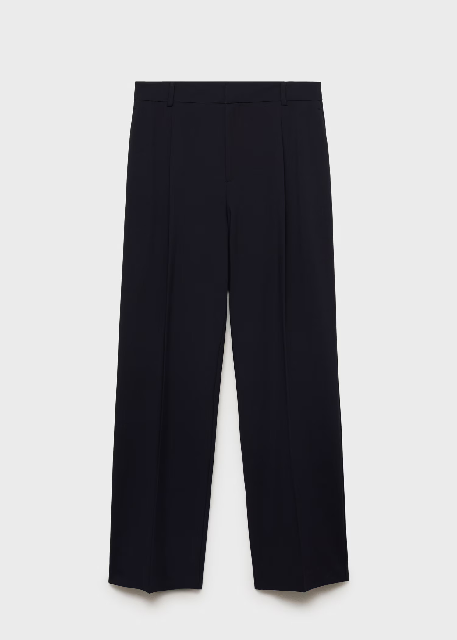 Straight-fit pleated trousers - Women | MANGO United Kingdom | MANGO (UK)